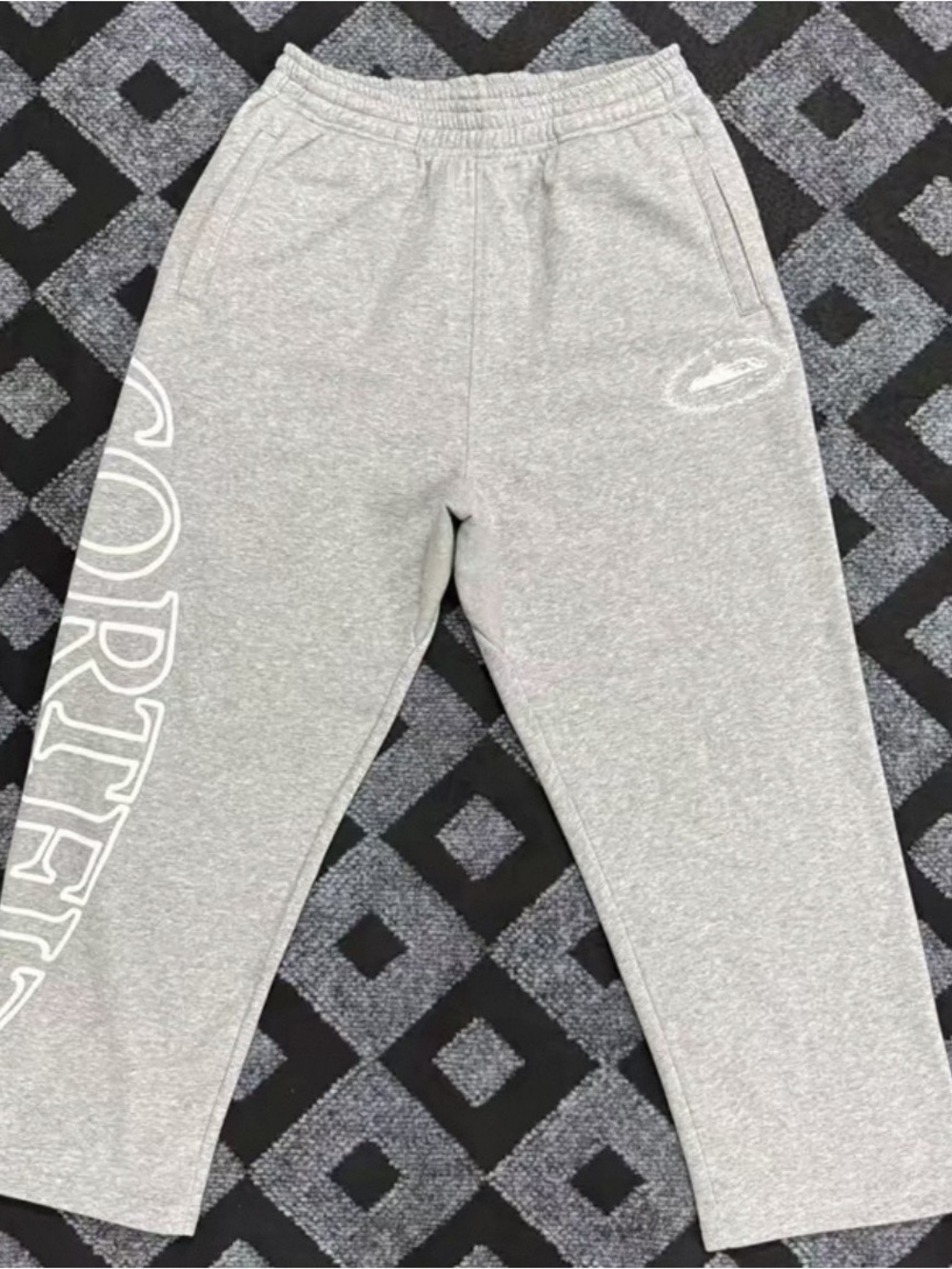Kids Gray Crewneck Sweatpants - Comfortable Everyday Bottoms